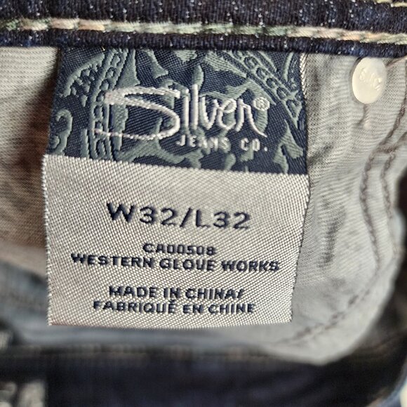 Silver Jeans Women's Dark Blue Jeans - Picture 9 of 10
